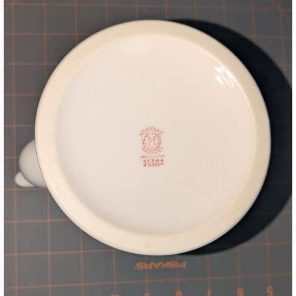 Noritake Demitasse Coffee Pot Azalea Porcelain red M Morimura mark - Picture 13 of 14